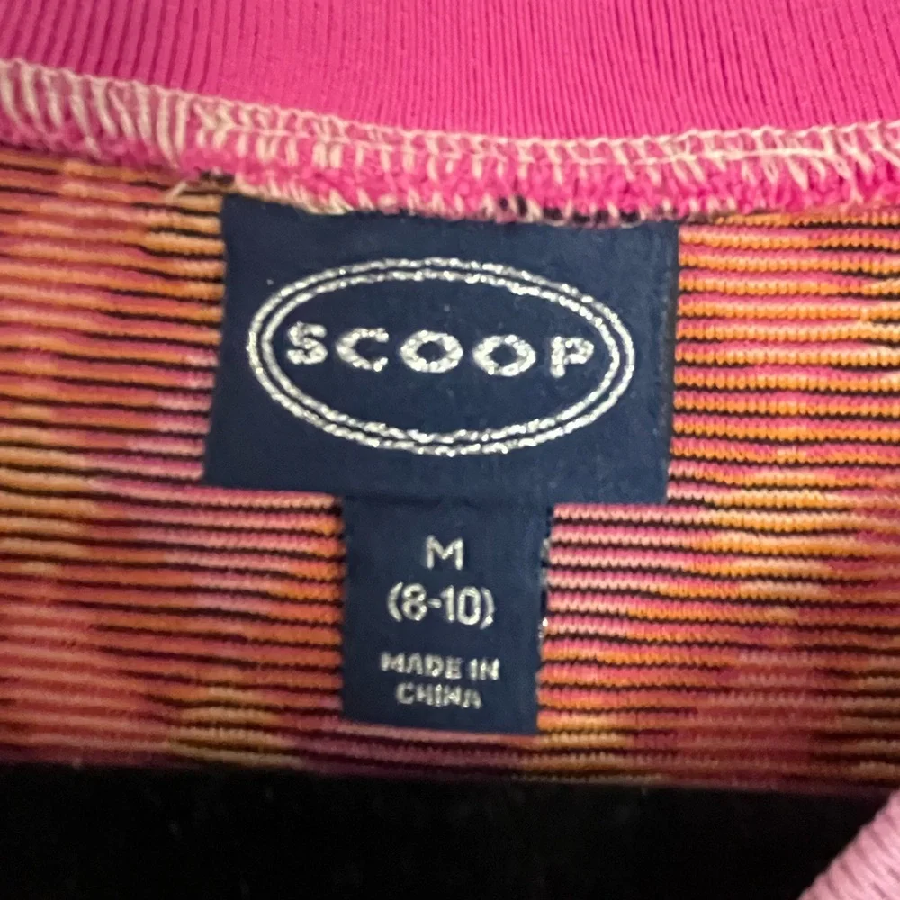 SCOOP Colorful Geometric Long Sleeve Dress - Picture 4 of 4